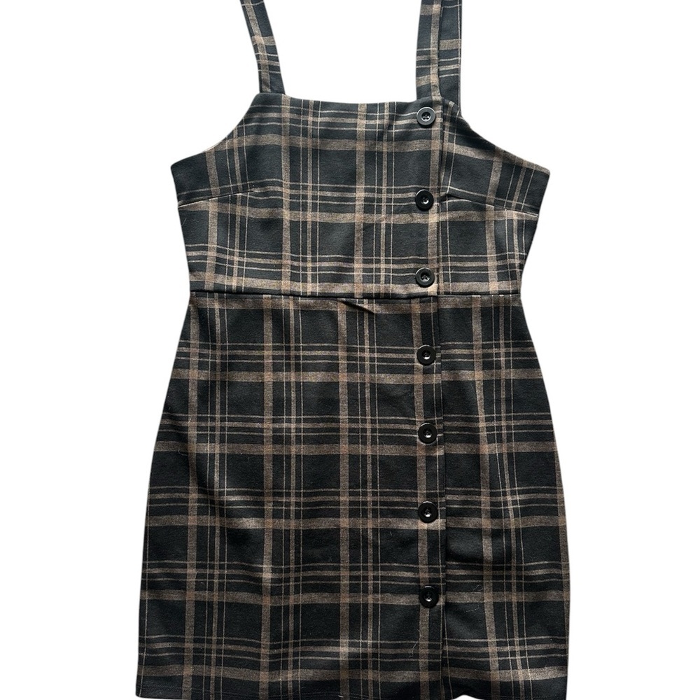 Eclipse Women’s Plaid Button-Up Dress